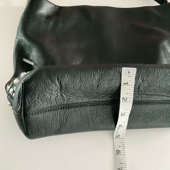 Brighton Rockwell Studded Pebbled Leather Shoulder Bag - Picture 10 of 16
